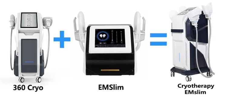 Cryolipolysis and EMSculpt Combined Machine